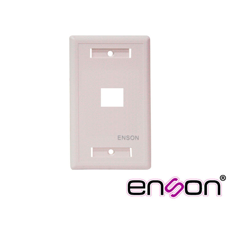 ENS-FP61, Placa de pared universal 1 puerto sin jack